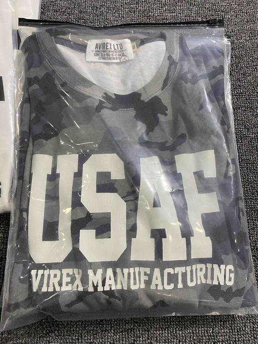 Avirex秋冬潮搭内搭字母长袖T恤！标全保真！ 商品图9