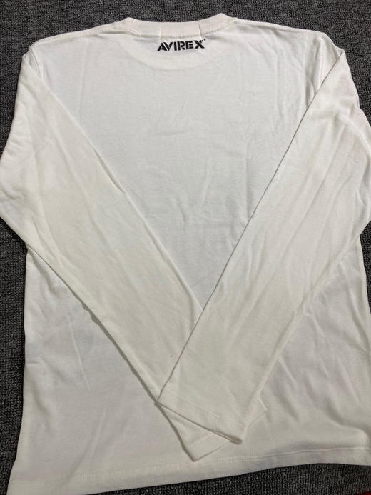 Avirex秋冬潮搭内搭字母长袖T恤！标全保真！ 商品图3