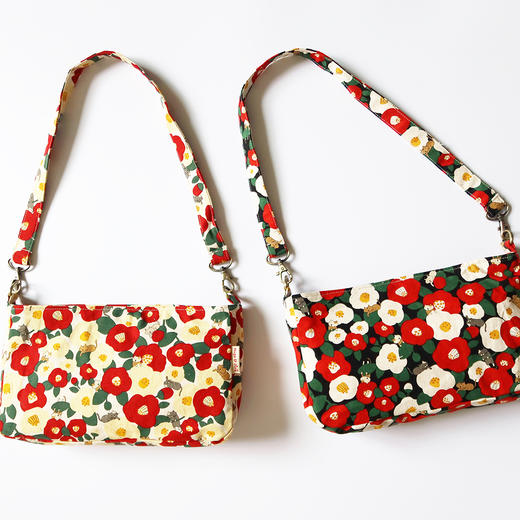 HUJI祤集Butter单肩包风の花茶花小猫 商品图3