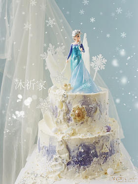 艾莎公主蛋糕