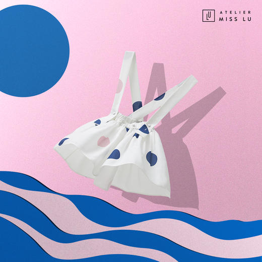 AtelierMissLu-「可爱多」 趣味波点背带童装小裙-00000026A 商品图3