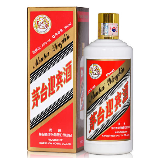 53度飞天迎宾酒500ml 单瓶（2021年份酒） 商品图0