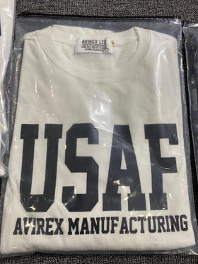 Avirex秋冬潮搭内搭字母长袖T恤！标全保真！