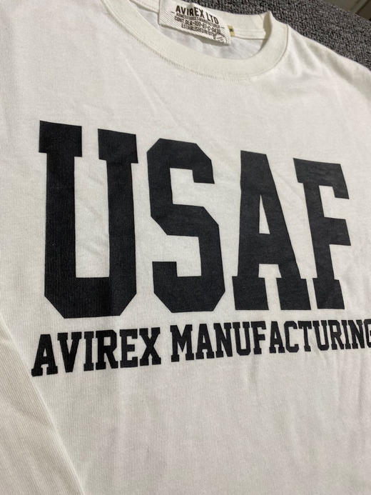 Avirex秋冬潮搭内搭字母长袖T恤！标全保真！ 商品图4