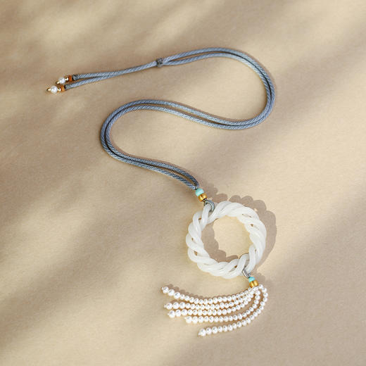 【宫里吊坠】和田玉螺纹缠丝吊坠 合意 商品图3