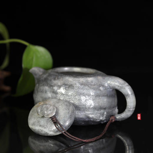 和田玉（青花）玉壶--供春壶（宋鸣放6619）392.76g 商品图6