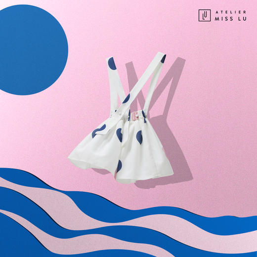 AtelierMissLu-「可爱多」 趣味波点背带童装小裙-00000026A 商品图5