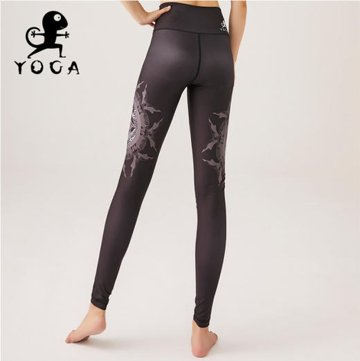 壁虎瑜伽2020【墨鹤】经典爆款紧身瑜伽健身速干九分裤 商品图2