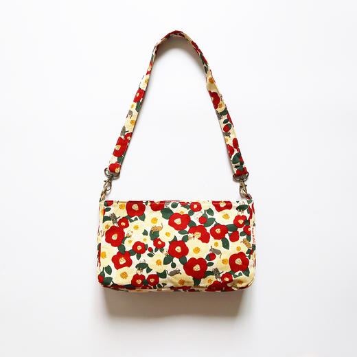 HUJI祤集Butter单肩包风の花茶花小猫 商品图1