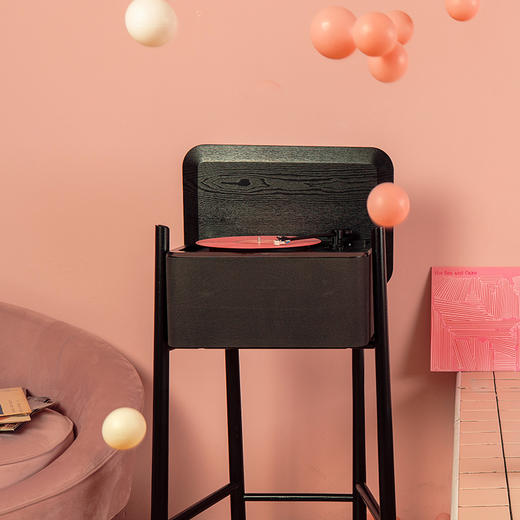 嘿哟HYM-Root黑胶唱片机蓝牙音箱LP留声机复古仿古老式电唱机 商品图4