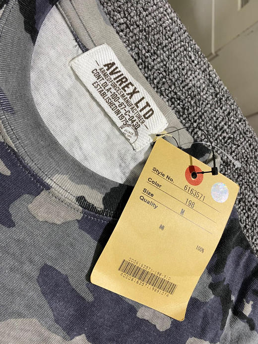 Avirex秋冬潮搭内搭字母长袖T恤！标全保真！ 商品图11