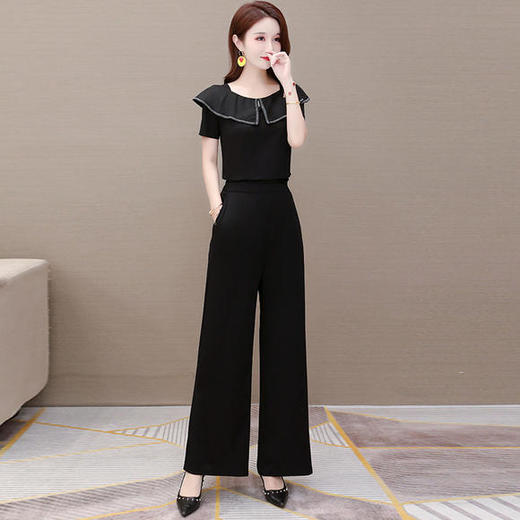 YWE-TYH206056新款小香风天丝时尚两件套 商品图3