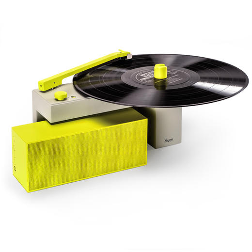 嘿哟HYM-DUO潮品黑胶唱片机蓝牙音箱语音控制便携创意智能电唱机 商品图13