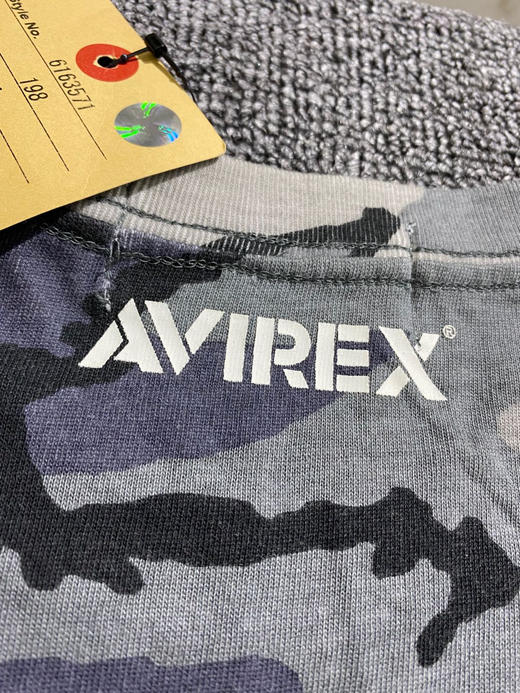 Avirex秋冬潮搭内搭字母长袖T恤！标全保真！ 商品图12