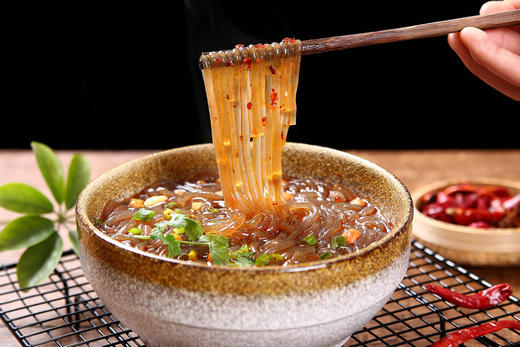 钱姐重庆酸辣粉249g方便速食手工粉 商品图4