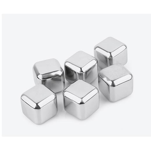 【会员有料】叁肆钢不锈钢冰块（6个装）D335  速冻钢冰方块 商品图0