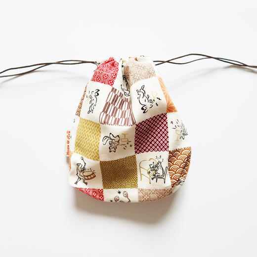 HUGOJIRO小号束口袋风の花动物乐团 商品图4