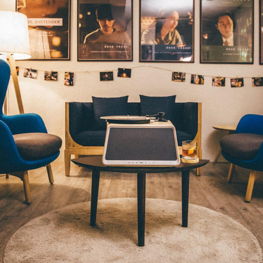 嘿哟hym-seed白橡木色黑胶唱片机蓝牙音响黑胶LP电唱机留声机 商品图3