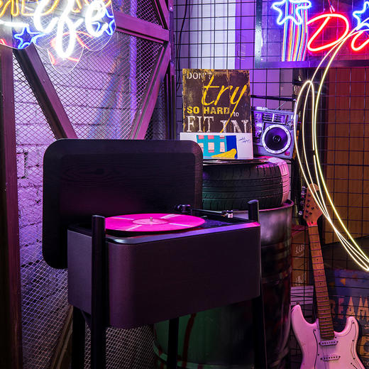 嘿哟HYM-Root黑胶唱片机蓝牙音箱LP留声机复古仿古老式电唱机 商品图8