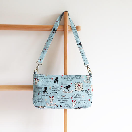 HUGOJIRO轻便小黄油挎包插画靴子猫 商品图1