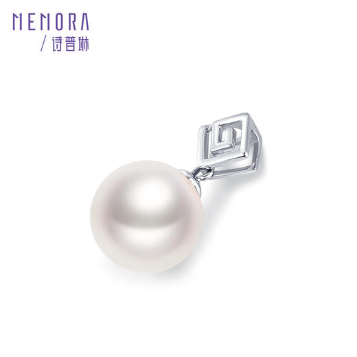 【一口价福利款】白色18K金珍珠吊坠ZP001014 商品图1