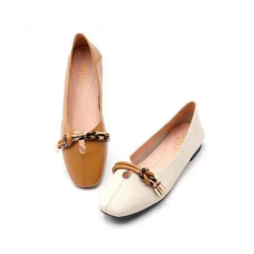 商场同款 |safiya 索菲娅 春秋乐福浅口鞋平底鞋休闲单鞋SF93111028 商品图2