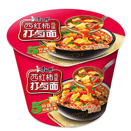 康师傅经典西红柿打卤桶面108g桶