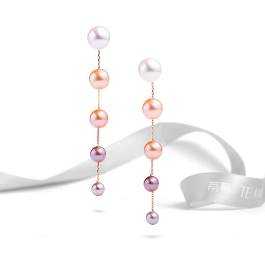 Barbie Life系列【欲滴】淡水珍珠耳钉/耳链/吊坠 （一款多用）/代表作品 商品图0
