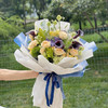 香槟玫瑰混搭花束 商品缩略图0