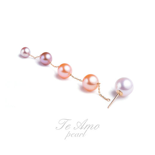 Barbie Life系列【欲滴】淡水珍珠耳钉/耳链/吊坠 （一款多用）/代表作品 商品图6