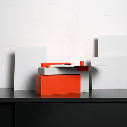 嘿哟HYM-DUO潮品黑胶唱片机蓝牙音箱语音控制便携创意智能电唱机 商品图0