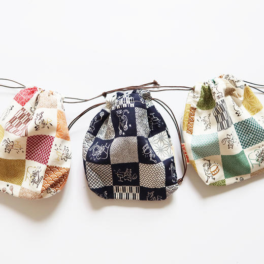 HUGOJIRO小号束口袋风の花动物乐团 商品图1