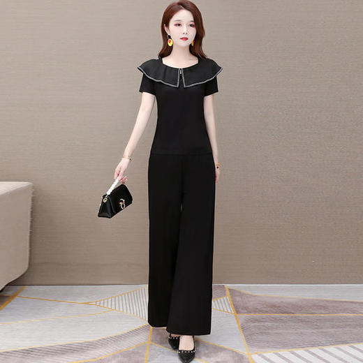 YWE-TYH206056新款小香风天丝时尚两件套 商品图0