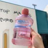 【水杯】便利100创意迷你个性塑料水桶杯便携运动水壶耐摔潮流学生水桶杯 商品缩略图2