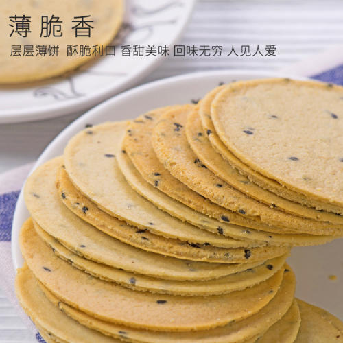 正耕铁棍山药黑芝麻薄饼400g
