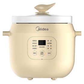 美的(midea)（509239）美的电炖锅 TGS20Y 白瓷内胆 粉