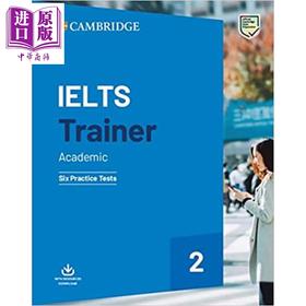 【中商原版】剑桥雅思模拟题2:六套题 学术类 英文原版 IELTS Trainer 2 Academic