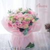 《与你》 . 少女心粉色系花束冬季粉雪山颜色偏浅 商品缩略图3