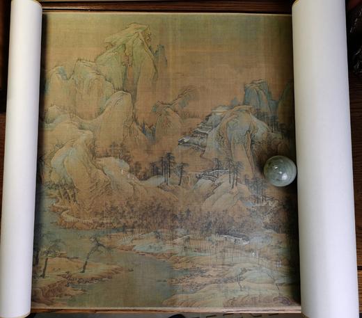 【定制书画】（宋）赵伯驹《江山秋色图》绢本手卷 馆藏书画高仿复制艺术品（付款后28天内发货） 商品图3