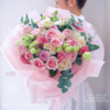 《与你》 . 少女心粉色系花束冬季粉雪山颜色偏浅 商品缩略图1