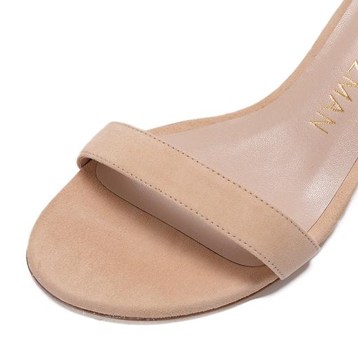 stuartweitzman斯图尔特韦茨曼sw女士杏色绒面牛皮凉鞋simplesuede