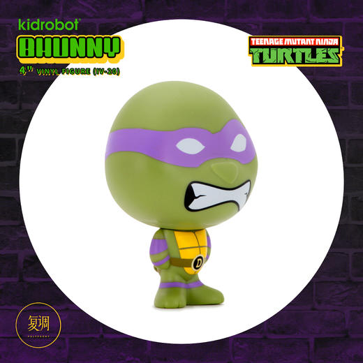 现货 Kidrobot 忍者神龟 多纳泰罗 Bhunny Figures TMNT Donatello 商品图4