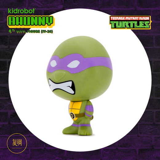 现货 Kidrobot 忍者神龟 多纳泰罗 Bhunny Figures TMNT Donatello 商品图3