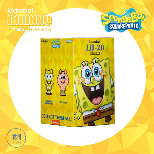 Kidorbot 海绵宝宝 Bhunny  Figures Spongebob 潮流玩具 摆件 商品图5