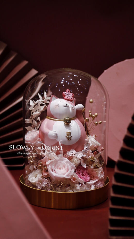 招财猫永生花 商品图1