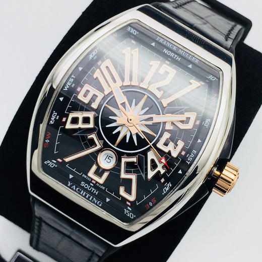 ABF法穆兰黑游艇Franck Muller 法兰克穆勒 FM Vanguard Yachting V45遊艇系列腕表！
1：直径44x54MM 商品图2