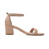 STUART WEITZMAN 斯图尔特·韦茨曼 SW 女士杏色绒面牛皮凉鞋SIMPLE SUEDE 商品缩略图6