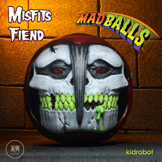 Kidrobot Misfits乐队 The Fiend Madballs Horrorballs 潮流玩具 摆件 商品图0