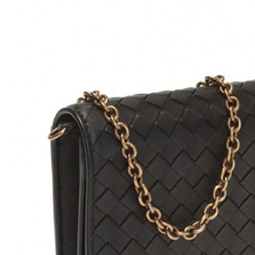 BOTTEGA VENETA 宝缇嘉 BV 女士经典编织羊皮链条单肩斜挎包510564 VO0AD 商品图6