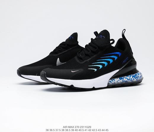 耐克Nike Air Max 270半掌气垫颗粒填充针织休闲时尚百搭透气跑步鞋 商品图5